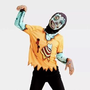 *NIB* Kids' Blacklight Glow Zombie Costume